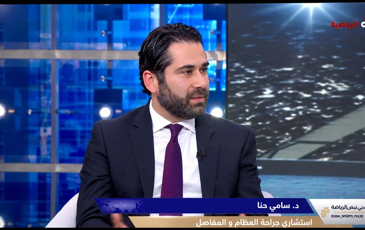 Prof. Dr. Sammy Hanna during a television interview